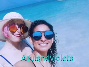 Azulandvioleta