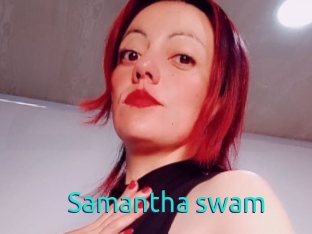 Samantha_swam